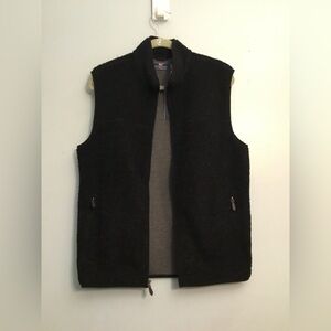 Men's Martha’s Vineyard Black Fleece Vest size small